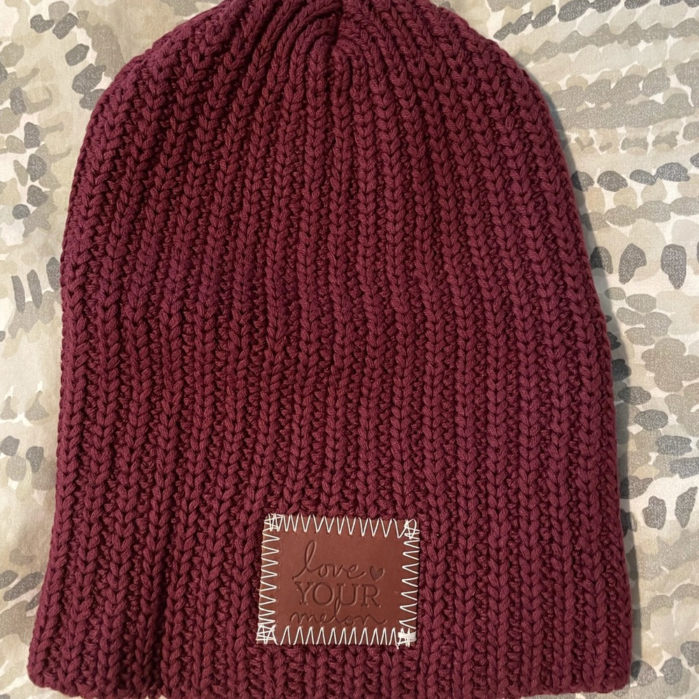 New LYM slouchy knit hat